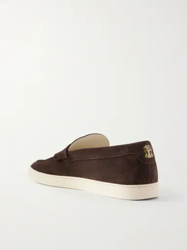 Brunello Cucinelli Suede Penny Loafers - Men | Thumbnail 4 Brunello Cucinelli Suede Penny Loafers - Men | Thumbnail 4