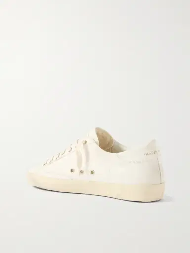 Golden Goose Super-Star Distressed Canvas Sneakers - Men | Thumbnail 3 Golden Goose Super-Star Distressed Canvas Sneakers - Men | Thumbnail 3