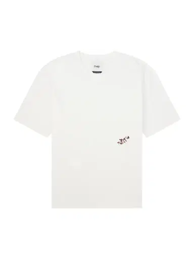 Drake's Blackthorn Embroidered Cotton-Jersey T-Shirt - Men | Thumbnail 1 Drake's Blackthorn Embroidered Cotton-Jersey T-Shirt - Men | Thumbnail 1