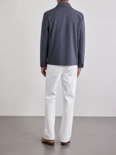 Slowear Cotton and Silk-Blend Seersucker Overshirt - Men | Thumbnail 4 Slowear Cotton and Silk-Blend Seersucker Overshirt - Men | Thumbnail 4