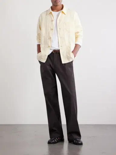 Hartford Perry Linen and Cotton-Blend Woven Jacket - Men | Thumbnail 2 Hartford Perry Linen and Cotton-Blend Woven Jacket - Men | Thumbnail 2