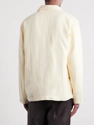 Hartford Perry Linen and Cotton-Blend Woven Jacket - Men | Thumbnail 4 Hartford Perry Linen and Cotton-Blend Woven Jacket - Men | Thumbnail 4