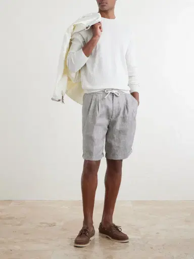 Brunello Cucinelli Knitted Cotton Sweater - Men | Thumbnail 2 Brunello Cucinelli Knitted Cotton Sweater - Men | Thumbnail 2