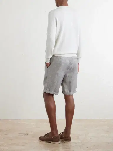Brunello Cucinelli Knitted Cotton Sweater - Men | Thumbnail 4 Brunello Cucinelli Knitted Cotton Sweater - Men | Thumbnail 4