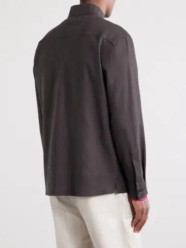 Zegna Linen Jacket - Men | Thumbnail 4 Zegna Linen Jacket - Men | Thumbnail 4