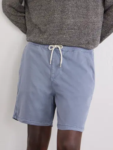 NN07 Gregor Straight-Leg TENCEL™ Lyocell and LENZING™ ECOVERO™-Blend Twill Drawstring Shorts - Men | Thumbnail 5 NN07 Gregor Straight-Leg TENCEL™ Lyocell and LENZING™ ECOVERO™-Blend Twill Drawstring Shorts - Men | Thumbnail 5