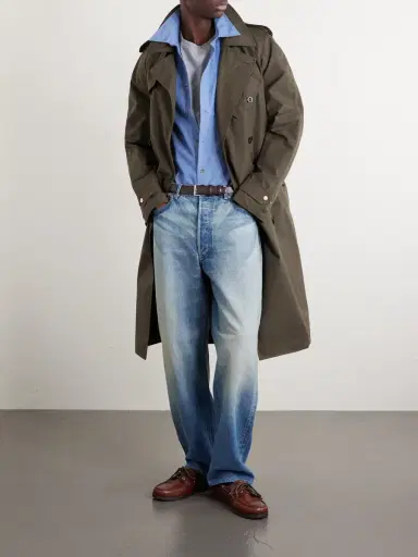 A.P.C. Harris Logo-Embroidered Cotton and Linen-Blend Shirt - Men | Thumbnail 2 A.P.C. Harris Logo-Embroidered Cotton and Linen-Blend Shirt - Men | Thumbnail 2