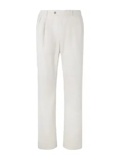 Hartford Trunk Straight-Leg Pleated Cotton Woven Trousers - Men | Thumbnail 1 Hartford Trunk Straight-Leg Pleated Cotton Woven Trousers - Men | Thumbnail 1