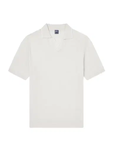 FEDELI Delta Linen and Cotton-Blend Polo Shirt - Men | Thumbnail 1 FEDELI Delta Linen and Cotton-Blend Polo Shirt - Men | Thumbnail 1