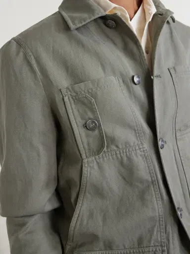 Brunello Cucinelli Cotton and Linen-Blend Jacket - Men | Thumbnail 5 Brunello Cucinelli Cotton and Linen-Blend Jacket - Men | Thumbnail 5