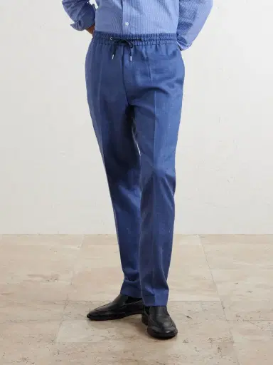 Paul Smith Straight-Leg Linen Trousers - Men | Thumbnail 3 Paul Smith Straight-Leg Linen Trousers - Men | Thumbnail 3