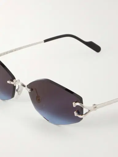 Cartier Eyewear Round-Frame Silver-Tone and Acetate Sunglasses - Men | Thumbnail 3 Cartier Eyewear Round-Frame Silver-Tone and Acetate Sunglasses - Men | Thumbnail 3