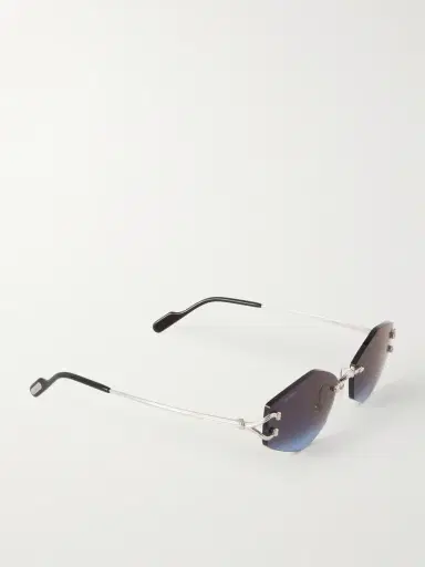Cartier Eyewear Round-Frame Silver-Tone and Acetate Sunglasses - Men | Thumbnail 4 Cartier Eyewear Round-Frame Silver-Tone and Acetate Sunglasses - Men | Thumbnail 4