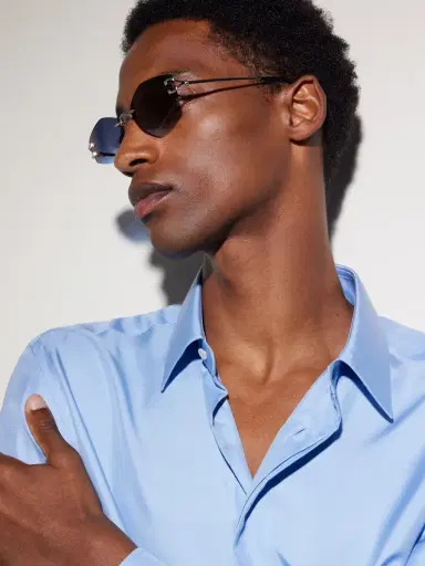 Cartier Eyewear Round-Frame Silver-Tone and Acetate Sunglasses - Men | Thumbnail 5 Cartier Eyewear Round-Frame Silver-Tone and Acetate Sunglasses - Men | Thumbnail 5
