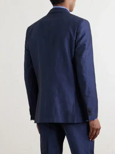 Paul Smith Cotton and Linen-Blend Suit Jacket - Men | Thumbnail 4 Paul Smith Cotton and Linen-Blend Suit Jacket - Men | Thumbnail 4