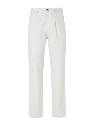 Brunello Cucinelli Slim-Fit Cotton and Linen-Blend Trousers - Men | Thumbnail 1 Brunello Cucinelli Slim-Fit Cotton and Linen-Blend Trousers - Men | Thumbnail 1