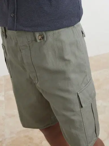 Brunello Cucinelli Straight-Leg Cotton and Linen-Blend Canvas Bermuda Shorts - Men | Thumbnail 5 Brunello Cucinelli Straight-Leg Cotton and Linen-Blend Canvas Bermuda Shorts - Men | Thumbnail 5