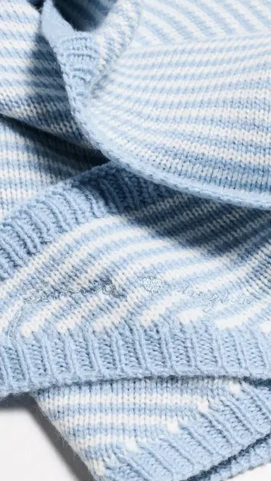 Favorite Daughter The Stripe Knitted Triangle Scarf | Thumbnail 4 Favorite Daughter The Stripe Knitted Triangle Scarf | Thumbnail 4