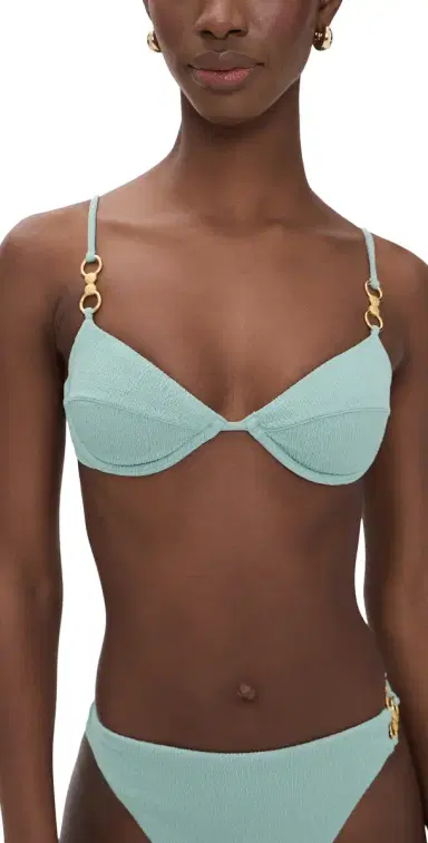 ViX Paula Hermanny Nell ais Bikini Top Green | Thumbnail 1 ViX Paula Hermanny Nell ais Bikini Top Green | Thumbnail 1
