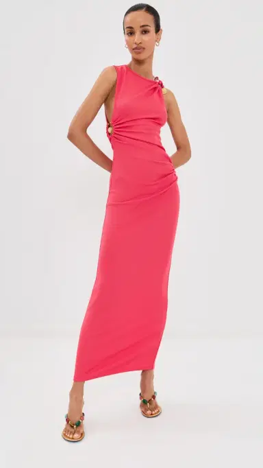 Christopher Esber Callisto Trinity Tank Dress Watermelon | Thumbnail 2 Christopher Esber Callisto Trinity Tank Dress Watermelon | Thumbnail 2