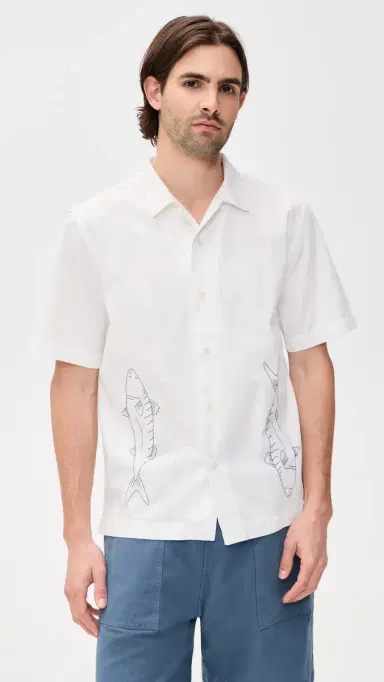 Service Works Mackerel Shirt Off-White | Thumbnail 2 Service Works Mackerel Shirt Off-White | Thumbnail 2
