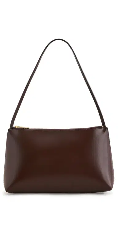 MANSUR GAVRIEL Large Gaia Shoulder Bag Chocolate/Warm Grey One Size | Thumbnail 1 MANSUR GAVRIEL Large Gaia Shoulder Bag Chocolate/Warm Grey One Size | Thumbnail 1