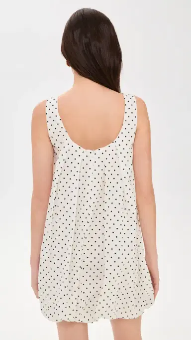 Maude Club Damson Dress White Black Dots M | Thumbnail 3 Maude Club Damson Dress White Black Dots M | Thumbnail 3