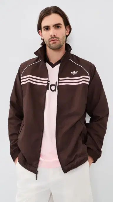 adidas Chest Stripe Track Jacket Aurora Coffee | Thumbnail 2 adidas Chest Stripe Track Jacket Aurora Coffee | Thumbnail 2