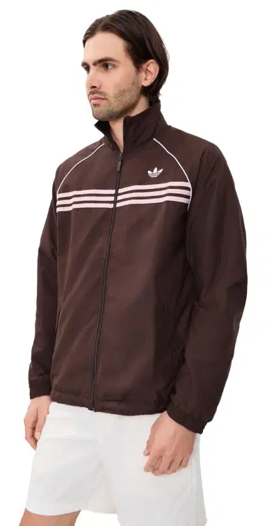 adidas Chest Stripe Track Jacket Aurora Coffee | Thumbnail 1 adidas Chest Stripe Track Jacket Aurora Coffee | Thumbnail 1