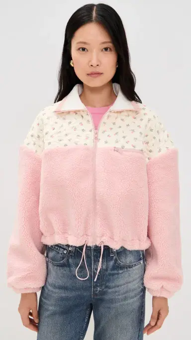 For Love & Lemons Saide herpa Jacket Pink | Thumbnail 2 For Love & Lemons Saide herpa Jacket Pink | Thumbnail 2