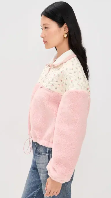 For Love & Lemons Saide herpa Jacket Pink | Thumbnail 4 For Love & Lemons Saide herpa Jacket Pink | Thumbnail 4