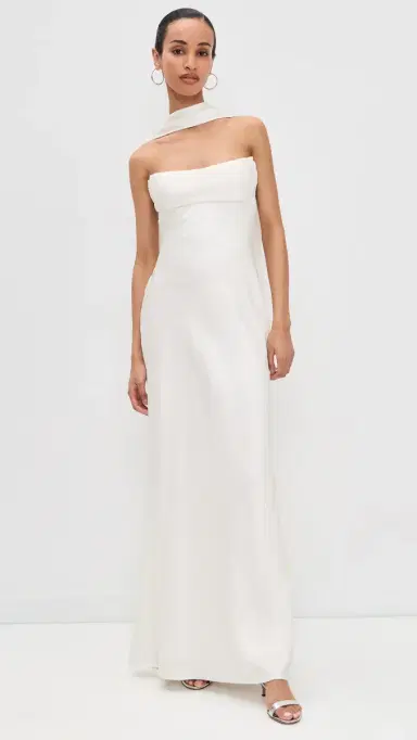 Runaway The Label adeleine Strapless Maxi Dress Pearl | Thumbnail 2 Runaway The Label adeleine Strapless Maxi Dress Pearl | Thumbnail 2