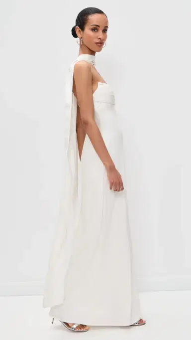 Runaway The Label adeleine Strapless Maxi Dress Pearl | Thumbnail 4 Runaway The Label adeleine Strapless Maxi Dress Pearl | Thumbnail 4