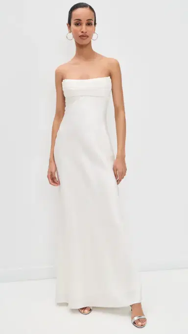 Runaway The Label adeleine Strapless Maxi Dress Pearl | Thumbnail 5 Runaway The Label adeleine Strapless Maxi Dress Pearl | Thumbnail 5