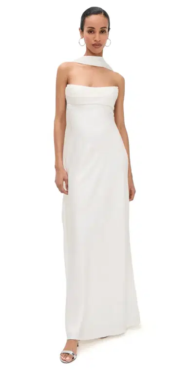 Runaway The Label adeleine Strapless Maxi Dress Pearl | Thumbnail 1 Runaway The Label adeleine Strapless Maxi Dress Pearl | Thumbnail 1