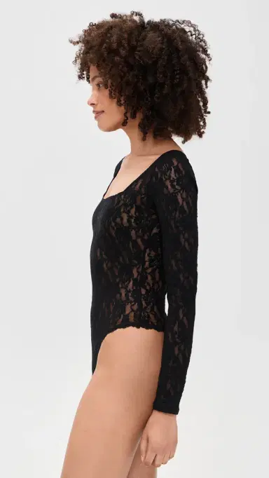 Hanky Panky Lace Thong Bodysuit Black S | Thumbnail 4 Hanky Panky Lace Thong Bodysuit Black S | Thumbnail 4