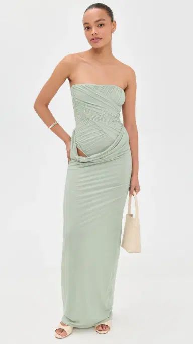Maygel Coronel Gorgonia Dress Sage | Thumbnail 2 Maygel Coronel Gorgonia Dress Sage | Thumbnail 2