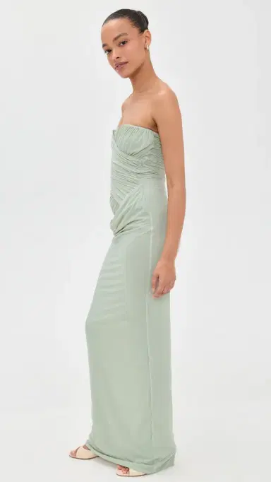 Maygel Coronel Gorgonia Dress Sage | Thumbnail 4 Maygel Coronel Gorgonia Dress Sage | Thumbnail 4