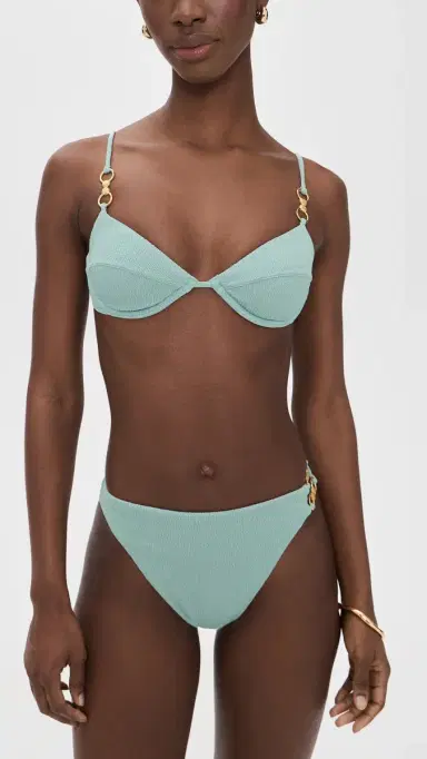 ViX Paula Hermanny Nell Hot Pants Cheeky Bikini Bottoms Green M | Thumbnail 4 ViX Paula Hermanny Nell Hot Pants Cheeky Bikini Bottoms Green M | Thumbnail 4