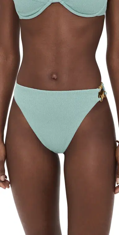 ViX Paula Hermanny Nell Hot Pants Cheeky Bikini Bottoms Green M | Thumbnail 1 ViX Paula Hermanny Nell Hot Pants Cheeky Bikini Bottoms Green M | Thumbnail 1