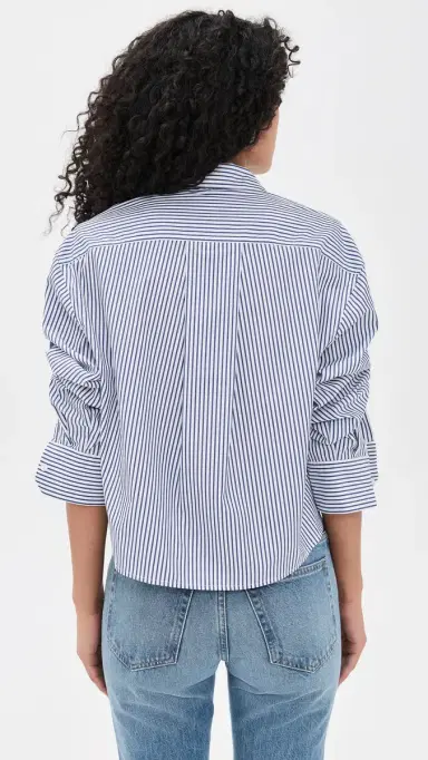 A.L.C. A.L.C. Maude Top White/Navy | Thumbnail 3 A.L.C. A.L.C. Maude Top White/Navy | Thumbnail 3