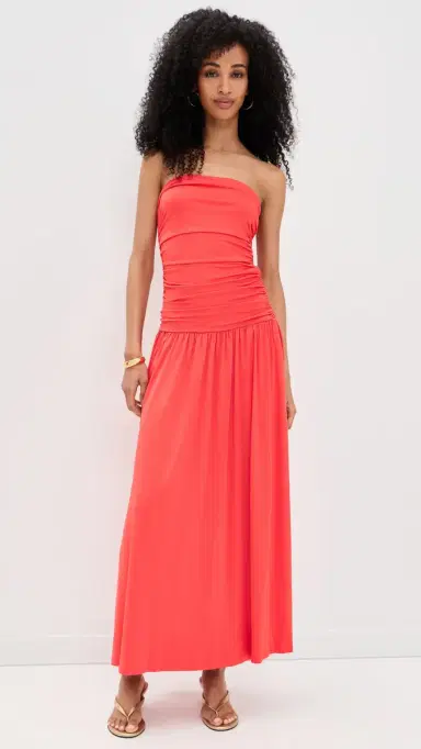 NIA Santal Dress Coral | Thumbnail 2 NIA Santal Dress Coral | Thumbnail 2