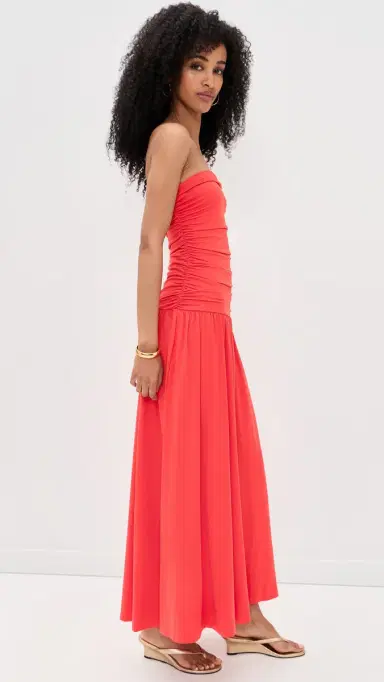 NIA Santal Dress Coral | Thumbnail 4 NIA Santal Dress Coral | Thumbnail 4