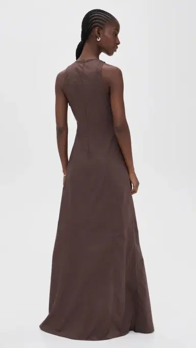 The Latest Dori Poplin Maxi Dress Brown | Thumbnail 3 The Latest Dori Poplin Maxi Dress Brown | Thumbnail 3