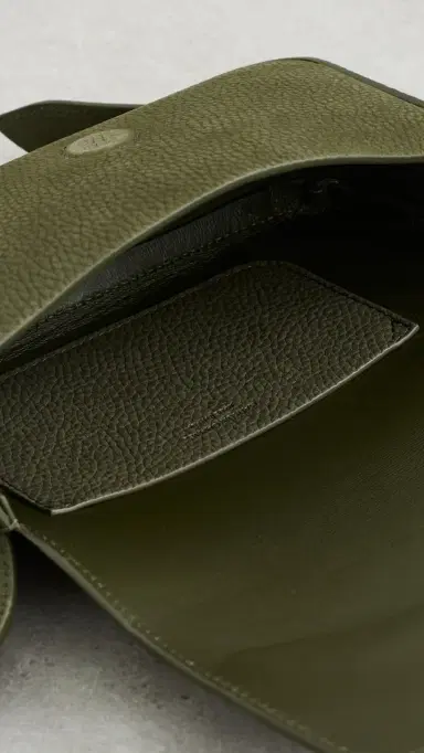 Mansur Gavriel Box Sling Bag Algae One Size | Thumbnail 6 Mansur Gavriel Box Sling Bag Algae One Size | Thumbnail 6