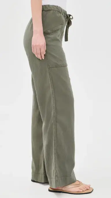 Faherty Topanga Drape Pants Thyme | Thumbnail 4 Faherty Topanga Drape Pants Thyme | Thumbnail 4