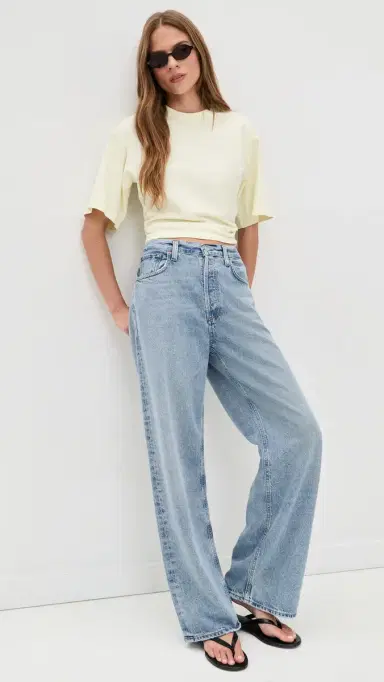 AGOLDE Low Slung Baggy Flyweight Jeans Reset | Thumbnail 5 AGOLDE Low Slung Baggy Flyweight Jeans Reset | Thumbnail 5