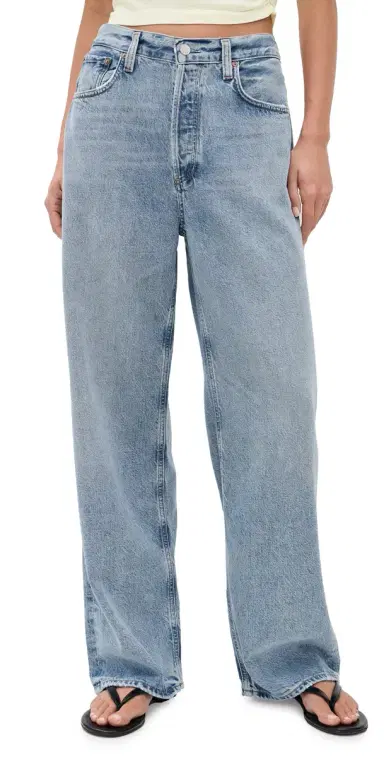 AGOLDE Low Slung Baggy Flyweight Jeans Reset | Thumbnail 1 AGOLDE Low Slung Baggy Flyweight Jeans Reset | Thumbnail 1