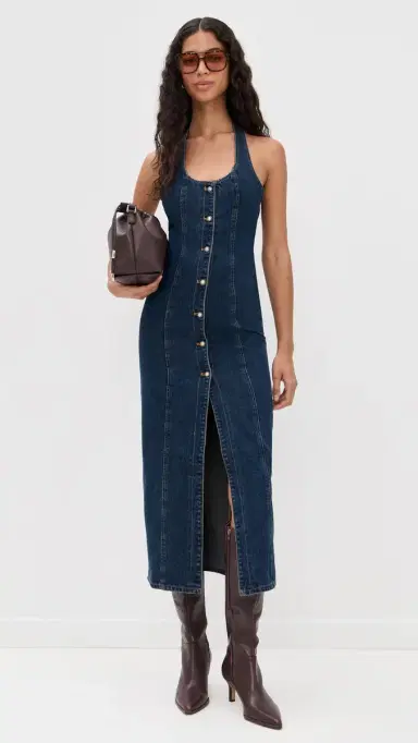 LIONESS Kenny Dress Indigo | Thumbnail 5 LIONESS Kenny Dress Indigo | Thumbnail 5