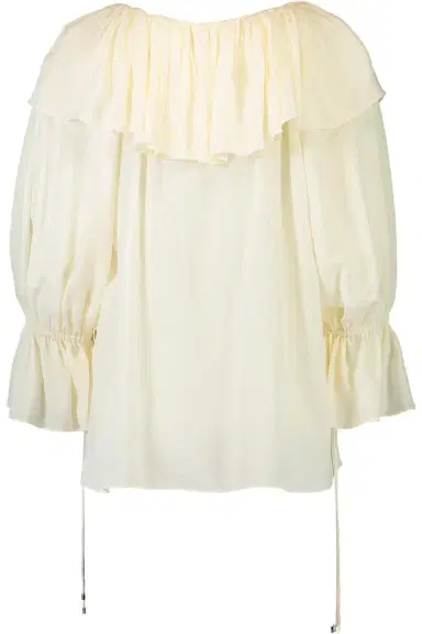 Chloé Fluid Ruffle Top | Thumbnail 2 Chloé Fluid Ruffle Top | Thumbnail 2